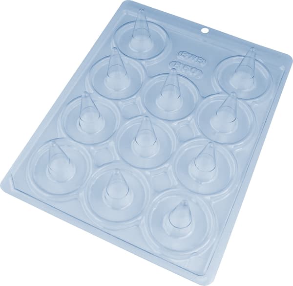 Pralinform Strutar - BWB 860 - Spesiell 3-delt form Transparent transparent