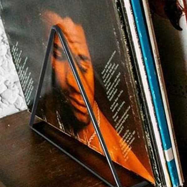 Vinylplate CD-stativ Album Display Rack Multifunksjonell Vertikal Europeisk Kunstsamling
