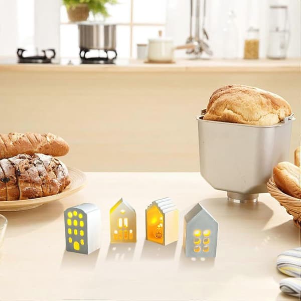 Jul mini hus silikoneform, støbeform, velegnet til DIY manuel skabelse