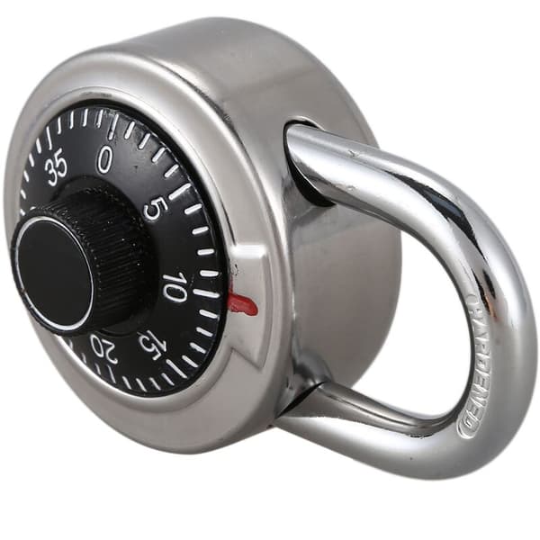 Master Hengelås 50mm Med Rund Fast Dial Kombinasjon