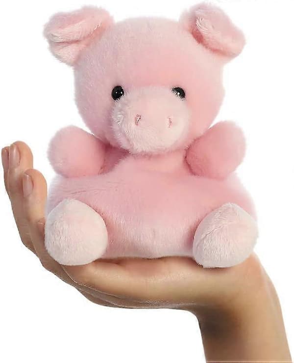 Wizard Grisen Blødt legetøj, 13 cm, Pink