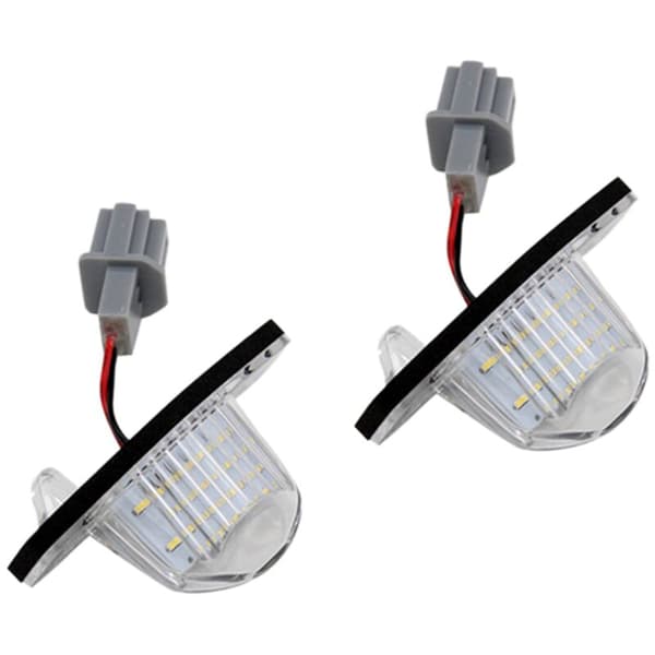 4X Fejlfri LED-nummerpladelygter til Fit Jazz