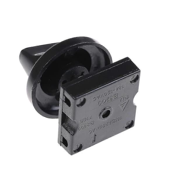 3-hastighets roterende bryter viftekontrollknapp 13A 120-250V hastighetsvelger [DB] One Size One Size