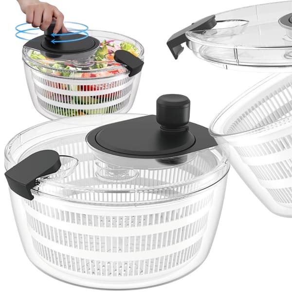 Salad Spinner 4 L - Rotating Vegetable Dryer 956