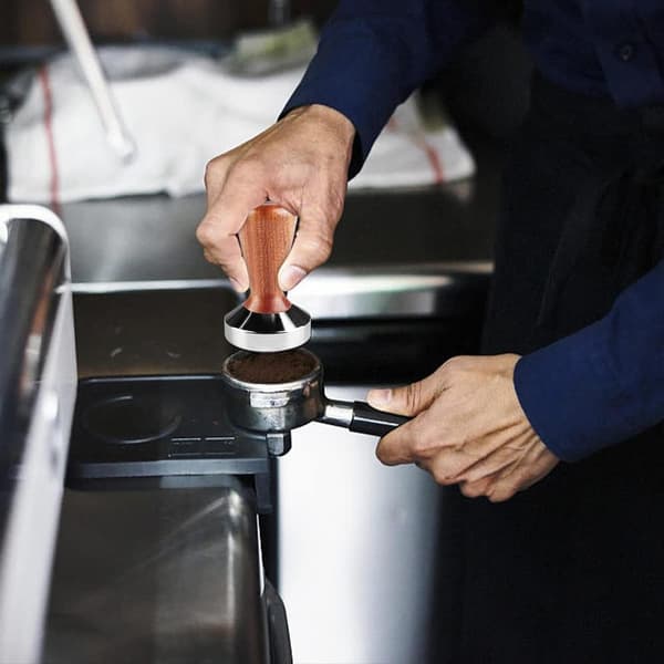 Kaffetamper, espressostamper, rustfri kaffebrygger, 51 mm