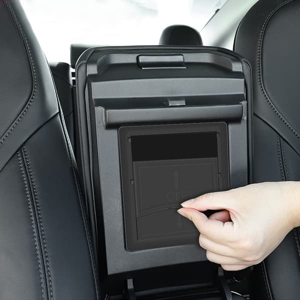 2 pcs Tesla Model 3 Model Y Center Console Organizer Armrest Hidden