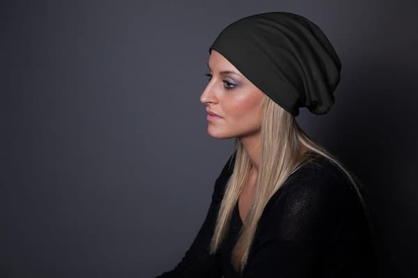 Reversible Beanie in Solid Colors, Soft Beanie, Lightweight and Soft