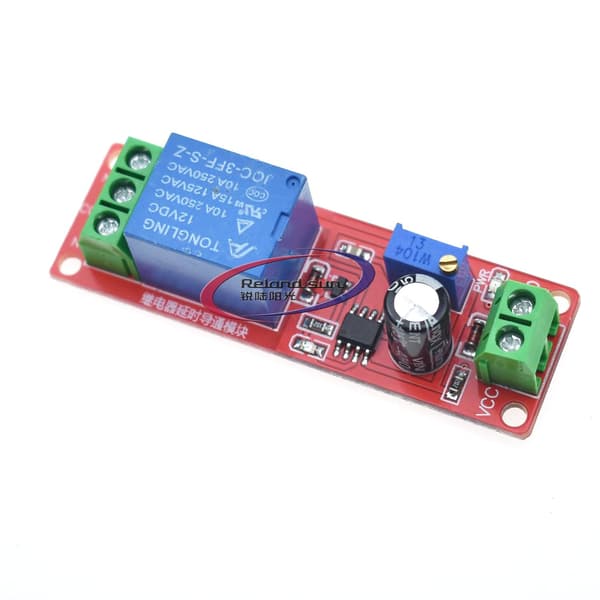10 st 12V NE555 0-10 sekunders fördröjningstimeromkopplarmoduler Konstantströmsregulatoromvandlare -