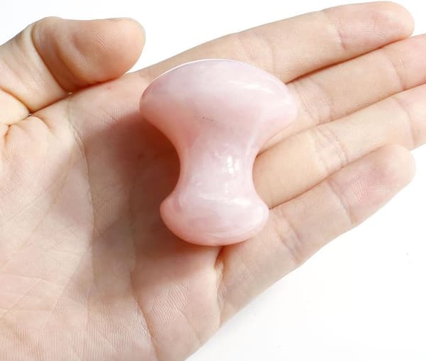 Mushroom Gua Sha Scraping Massage Tool Natural Stone Face DXGHC