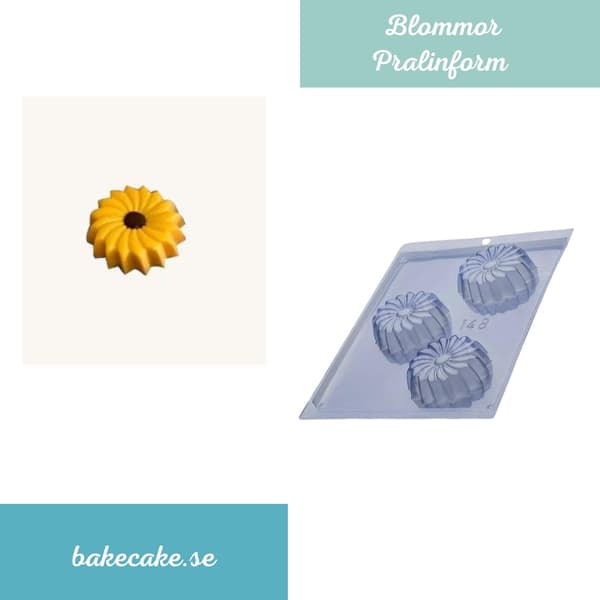 Pralineform Blomst Chokoladeform - Porto Formas 148