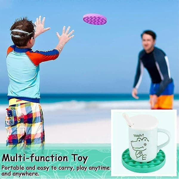 Låve Push Pop Bubble Squeeze Fidget Leketøy Stresslindring Gnag Pioner Leker