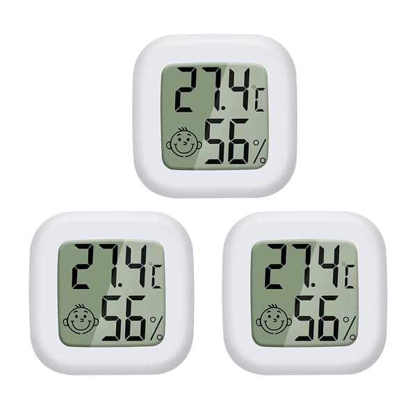Mini LCD-lämpömittari digitaalinen sisähygrometri lämpötila kosteus