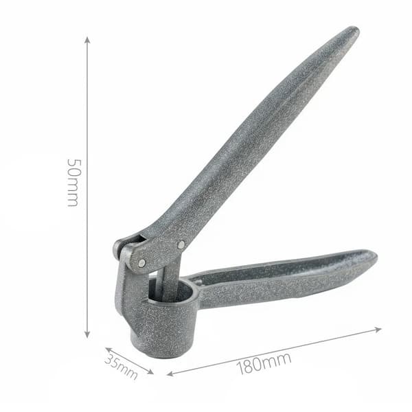 Garlic Press in Aluminum with Cleaning Tool