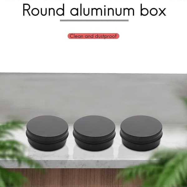 Aluminium Cans - 40-pack 30g Jars with Screw Lids, Cosmetic Sample Containers, Candle Containers