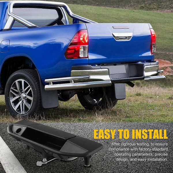 Tailgate Outer Door Handle Rear Side Outer Door Handle Cover with Camera Hole for Hunter F70 Pick