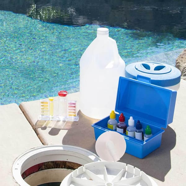 vit PVC Vakuumadapterplatta för Poolskimmer, 1 st -
