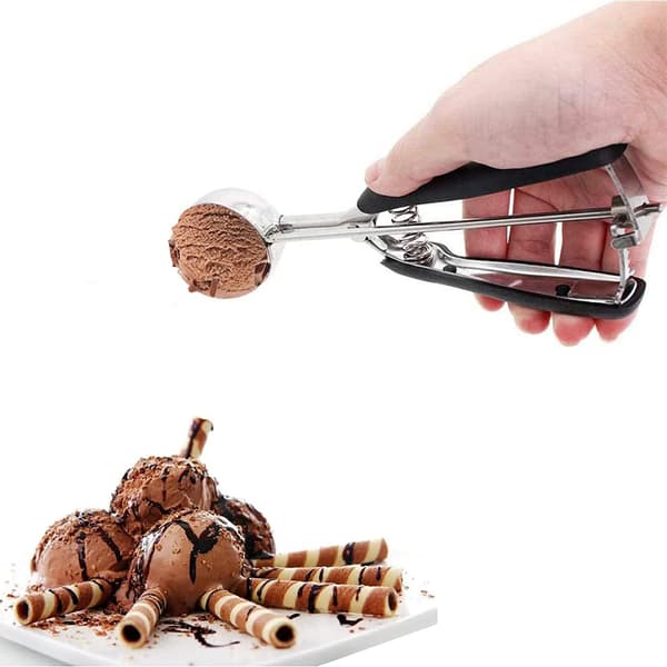304 rustfritt stål iskrem, kakeskje, iskrem, fruktskje, dessertskje 5 cm 5CM