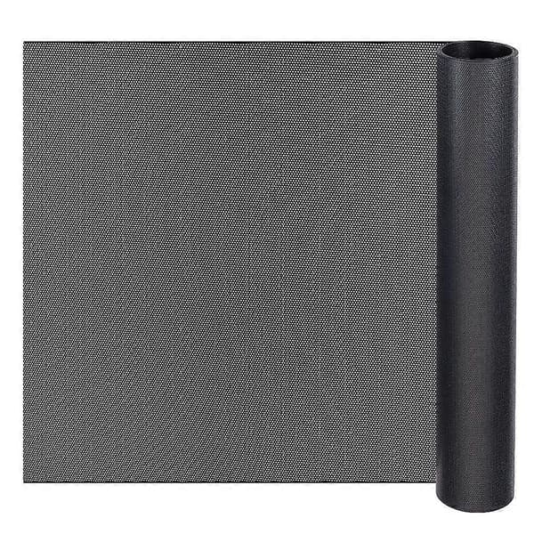 PVC Computer Fan Dust Filter Net Støvtæt Cover Sort 300x2000x0.2mm