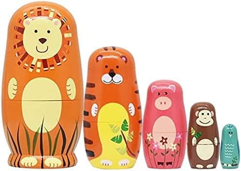 Dyr Rededukker til Børn Julegaver Matryoshka til