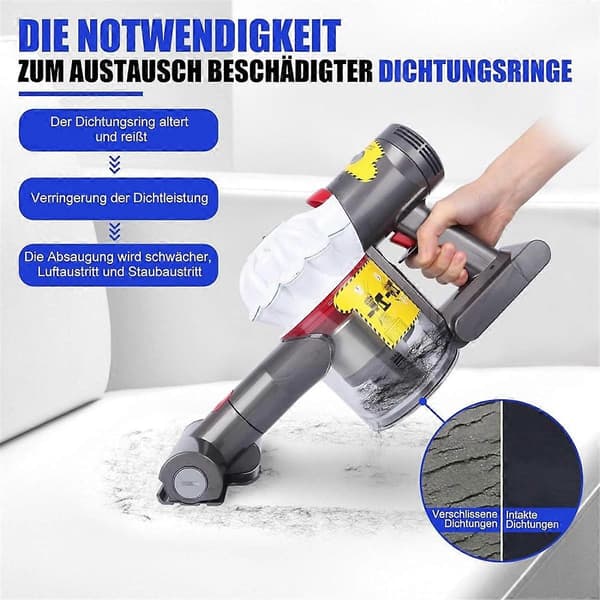V8 V7 Dust Bin Lid Replacement for Vacuum Cleaner Dust Bin Lid Replacement Parts with HE db As Shown As Shown