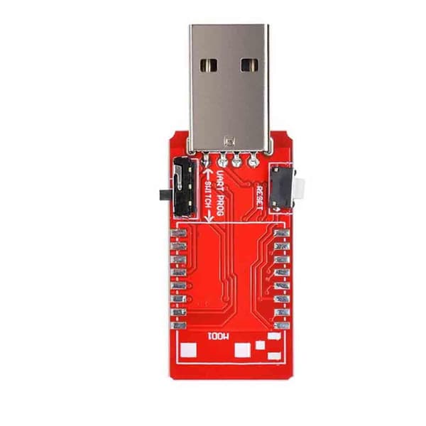 USB-ESP8266 ESP-07-sovitinkortin mikrokontrollerimoduulit (2 kpl sovitinta)
