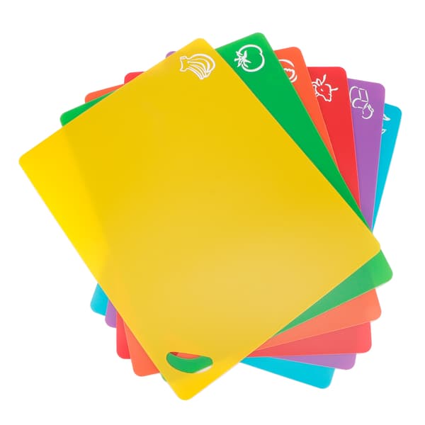 6-piece Cutting Board Set Flexible Non-Slip Vegetable and Meat Tools Mats Kitchen Utensils