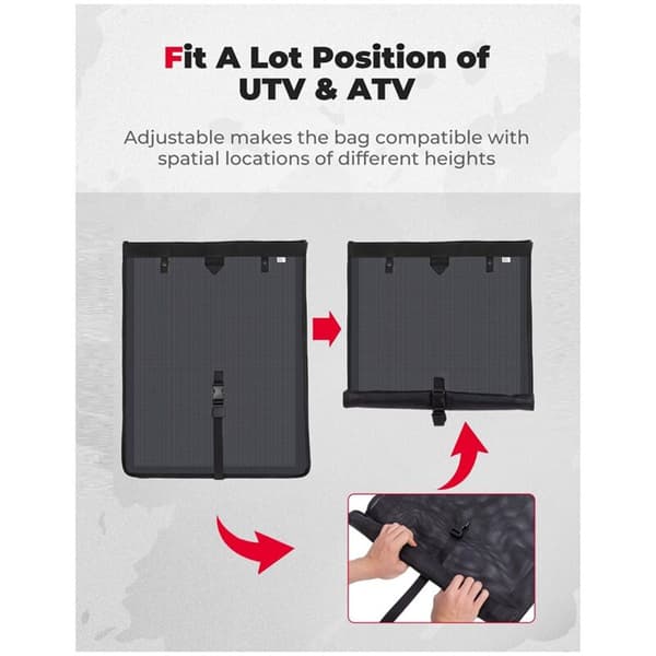 Affaldsspand til din UTV ATV Universal Vinyl Tilbehør Kompatibel Rzr