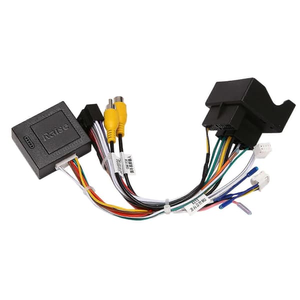 Bil Stereo Ljud 16 Pin Android Strömkabel Adapter + Canbus Box För Peugeot 3008/2008/ Ci [DB]