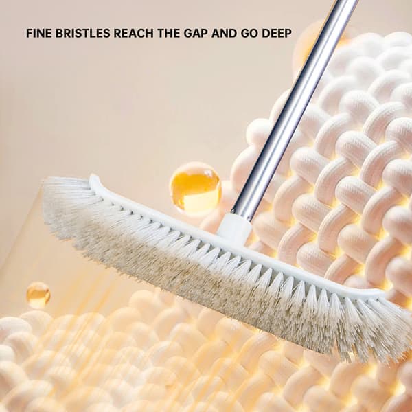 Bent Floor Brush with Long Handle Multipurpose Scrub Brush for Floor Gaps 1 1