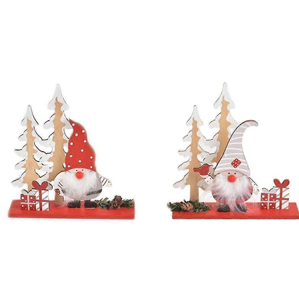 Christmas Table Decorations Wooden Compatible With Dining Room Cafe Kitchen Office Decor Christmas Tableware