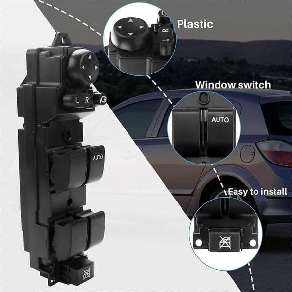 Ny RHD Drive Elhissbrytare Passer til 2 6 2008-2012 D652-66-350A