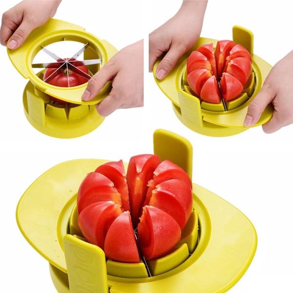Multifunctional Fruit Slicer - Apple, Mango, Tomato, Egg - Corer, Divider, Chopper, Kitchen Slicer