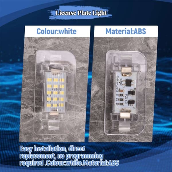 Baglygte til bil passer til W242 W246 B- LED-nummerpladelys A2468201566 PZ168