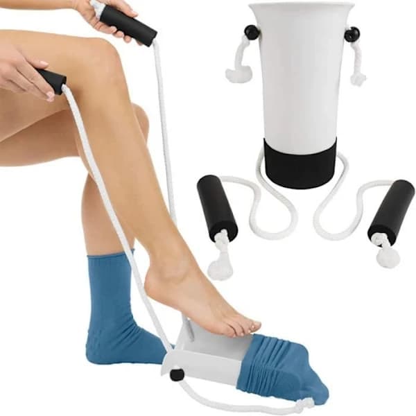 Sock Aid - Stocking Aid for Pregnant Elderly Women - No-Bend Sock Puller