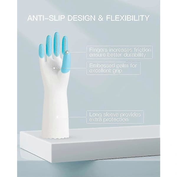 PVC Dishwashing Gloves, Reusable, Cleaning