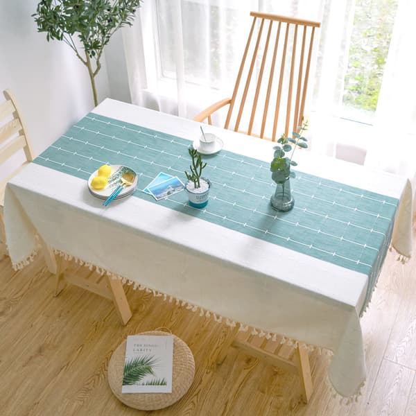 Rektangulær duk for spisestue kjøkkeninnredning, 140 x 260 cm