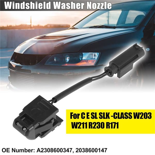 Left or Right Windshield Wiper Washer Nozzle 2308600347 for C E SL -CLASS W203 W211 R230 R171