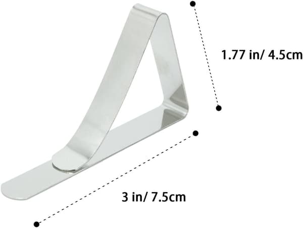 Dugklemmer 30-pak Picnicbordklemmer Rustfrit Stål