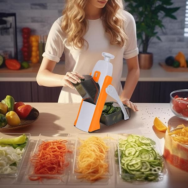 Adjustable Mandoline Slicer for Kitchen, Vegetable Chopper, Potato Slicer for Cucumber Potato Carrot Cheese