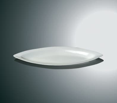 Porcelain Dish / Plate Long - Leaf - 3 Pack Vit 3000