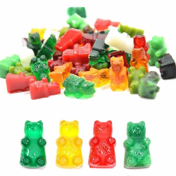 Godteriform Gummy Bears Silikon Oransje
