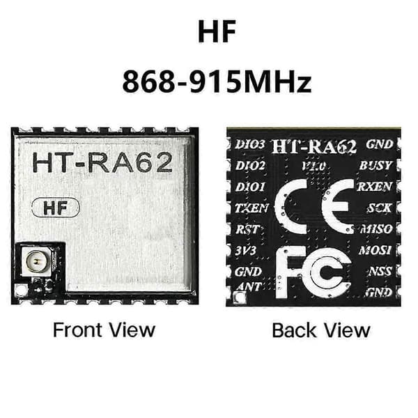 5PCS HT-RA62 LoRa seriell modul SX1262 stöder sekundär utveckling stöder LoRaWAN-protokoll 866-9