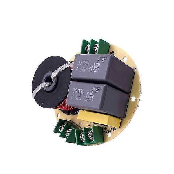 2st 2-vägs 100w DIY Högtalarfilterkrets Diskant Bas Frekvensdelare 2-enhets Hemmabio Hifi Stereo Ljud Crossover Filter