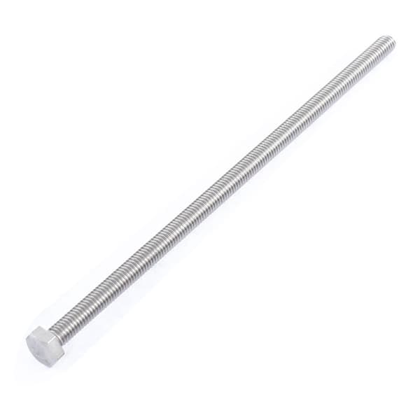 M6 x 150 mm A2 rustfrit stål bolt fuldt gevind sekskantbolt 4 stykker