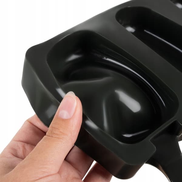 Silikoneisform - 4 Is - 50 Pinde Sort Svart black