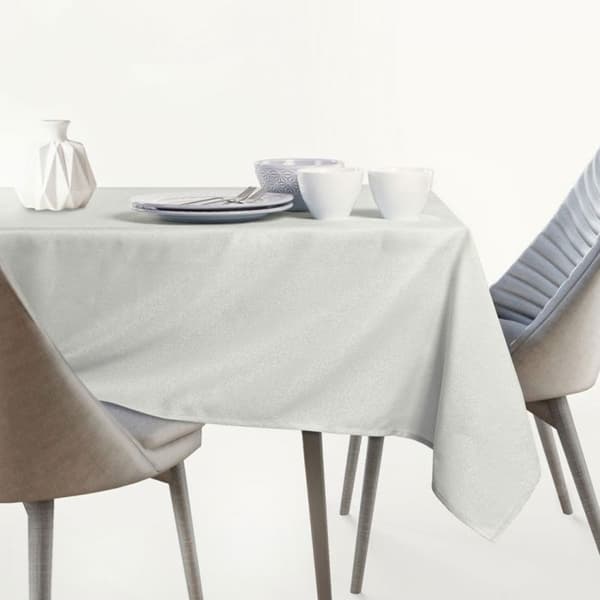 Dug - Empire - Rund 130 cm - Creme - Pletafvisende polyester Grädde