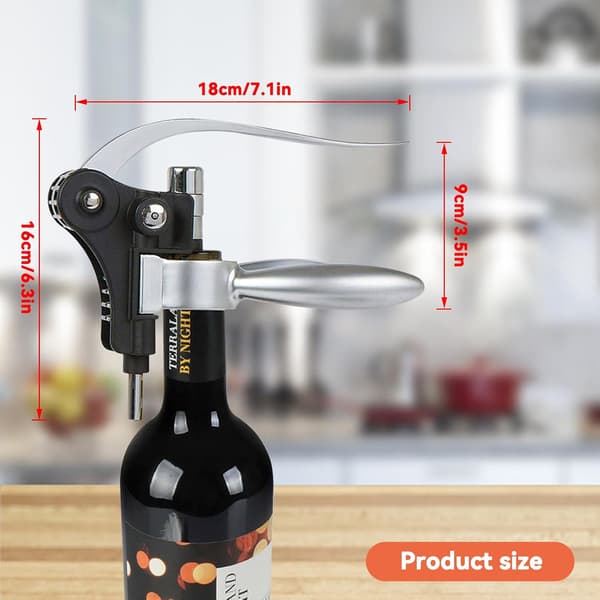 Wine Corkscrew. Wine Cork Set, Foil Cutter and Vacuum Cork G