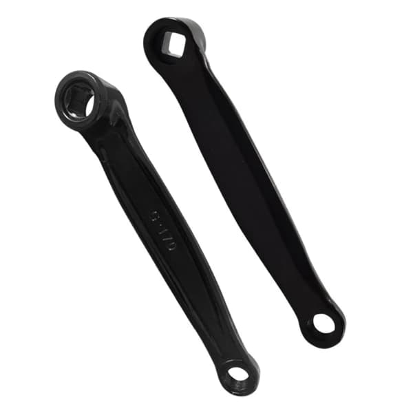 Venstre Pedalarm til Cykel 152mm/165mm/170mm Lav Profil Diamant Hul Sort 170mm