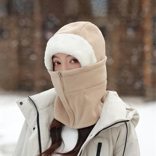hals- og nakkebeskyttelse med hætte til mænds vinter fuld ansigt halsvarmer -