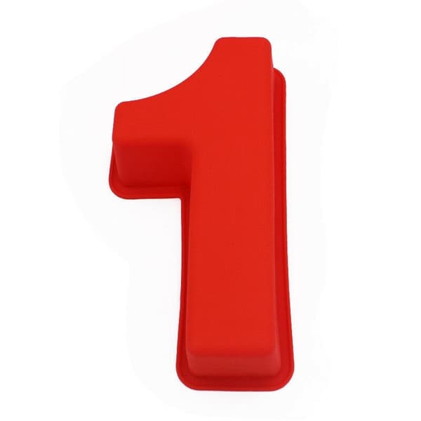 Numero 1 Numerokakku Numeromuotti Röd red
